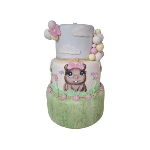 Bolo - Capivara Menina 